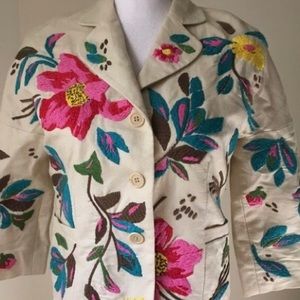 BCBG MaxAzria embroidered blazer